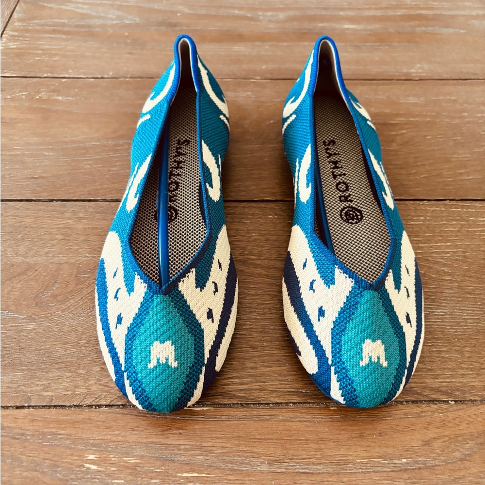 Rothy’s The Flat Moroccan Blue Size 8.5W